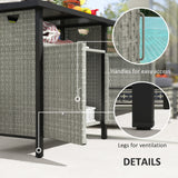 Outdoor Pool Towel Storage Cabinet Organizer