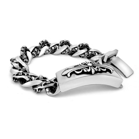 Titanium steel men's bracelet