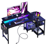Game Table, With USB Charging Port, Power Socket, Type-C Interface And LED Lights