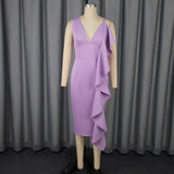 Women's Clothing Sexy V-neck Strap Dress