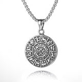 Titanium Steel Men's Necklace Stainless Steel Pendant