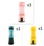 Portable Electric Fruit Juicer Wireless USB Smoothie Blender