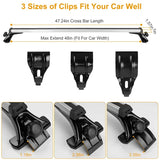47.24in Universal Top Roof Rack Cross Bar Cargo Carrier