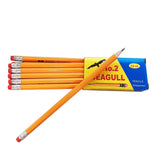 Seagull Pencils Pre-sharpened No. 2 144/box 12 Boxes of 12 New Improved Eraser Back to school