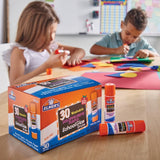 Elmer’s Disappearing Purple School Glue Sticks, Washable, 7g, 30 Count - Bulk Pack for Classrooms, #1 Teacher Brand
