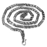 S925 Sterling Silver Men's Classic Vintage Thai Silver Necklace