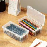 Stationery Storage Box Large Capacity Transparent