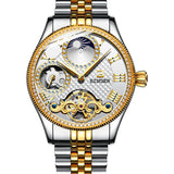 Mechanical Skeleton Waterproof Stainless Steel Watch