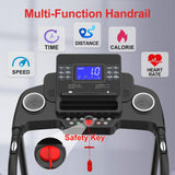 Easy-Move Wheel Treadmill With Cup Holder And Lift Motor