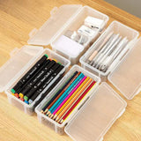 Stationery Storage Box Large Capacity Transparent