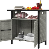 Outdoor Pool Towel Storage Cabinet Organizer