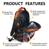 Features of Homexzdiy football backpack: sponge shoulder strap, multi-compartment design, side net bag, durable polyester.