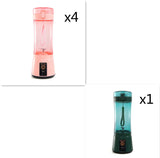 Portable Electric Fruit Juicer Wireless USB Smoothie Blender