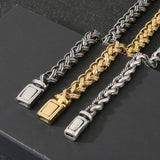 Twist Men's Titanium Steel Necklace