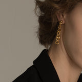 Infinity Symbol Chain Earrings