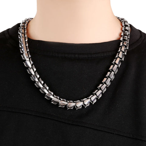 Nordic Viking Men's Keel Titanium Steel Necklace