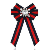 Striped Woven Bow Tie
