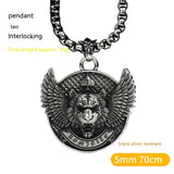 Tiger Pendant  Titanium Steel