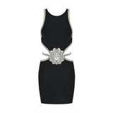 Bandage Stitch Short Women's Clothing Dress