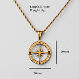Titanium Steel Compass Chain