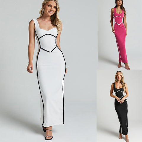 Sexy Vest Pencil Skirt Skinny Sheath Dress