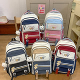 Middle School High School Girl Large Capacity Backpack