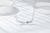 Moissanite S925 Sterling Silver And Platinum Plating