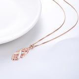 Sterling Silver Irish Celtic Knot Infinity Love Necklace Gift