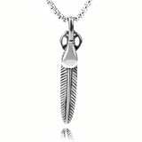 Titanium Steel Men's Necklace Stainless Steel Pendant