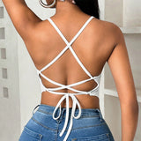 American Strap Top Sexy Vest