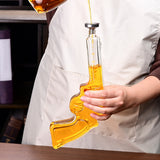 Gifts For  Dad, 10 Oz Whiskey Gun Decanter Set  2 Bullet Glasses