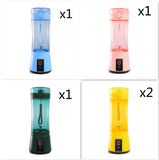 Portable Electric Fruit Juicer Wireless USB Smoothie Blender