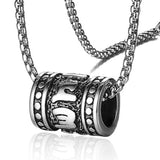 Titanium Steel Men's Necklace Stainless Steel Pendant