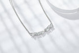 Moissanite S925 Sterling Silver And Platinum Plating