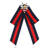 Striped Woven Bow Tie