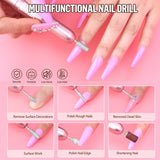 Acrylic Nail Kit With Drill, 4 Colors Gel Polish Beginners