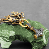 Titanium Steel Pendant Dragon Head Chain