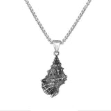 Titanium Steel Men's Necklace Stainless Steel Pendant