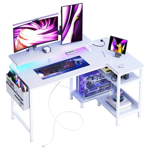 Game Table, With USB Charging Port, Power Socket, Type-C Interface And LED Lights