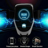 10W QI Wireless Fast Car Charger Mount Holder