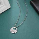 Titanium Steel Cutting Corrosion Blackening Necklace