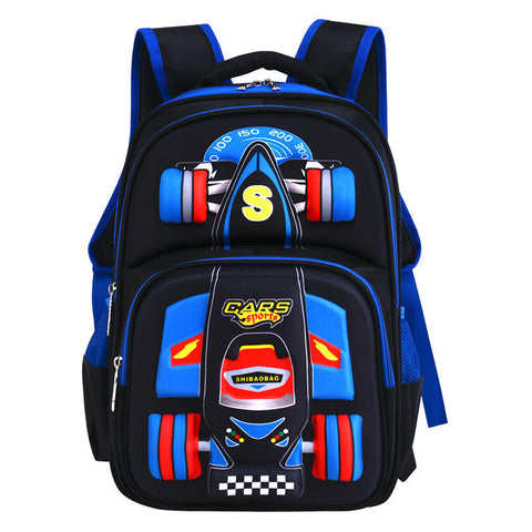 Car Boys Primary School Trolley School Bag