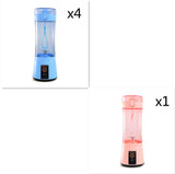 Portable Electric Fruit Juicer Wireless USB Smoothie Blender