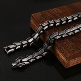 Nordic Viking Men's Keel Titanium Steel Necklace