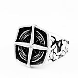 Men's Vintage Alloy Ring Silver