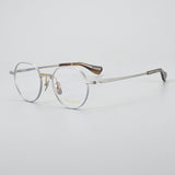 Ultra Light Pure Titanium Vintage Round Frame Spectacle