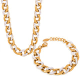 Titanium Steel Gold-Plated Jewelry