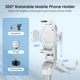 Phone Selfie Tripod Small With Remote - 3 In 1