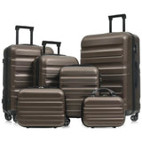 6-Piece ABS Hardshell Luggage Set - Lightweight & Durable
