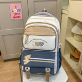 Middle School High School Girl Large Capacity Backpack